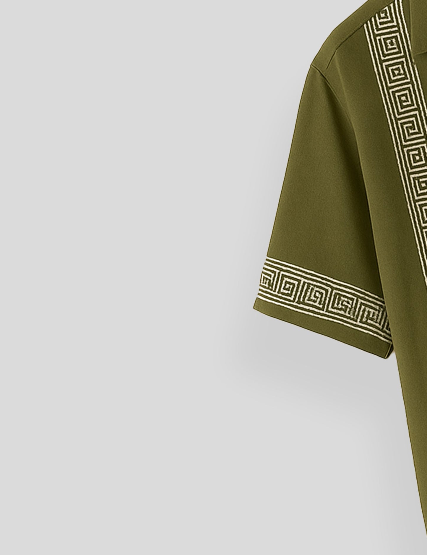 Mhendi Square Pattern SmartFit Mens Cotton Shirt Half Sleeves - XPST