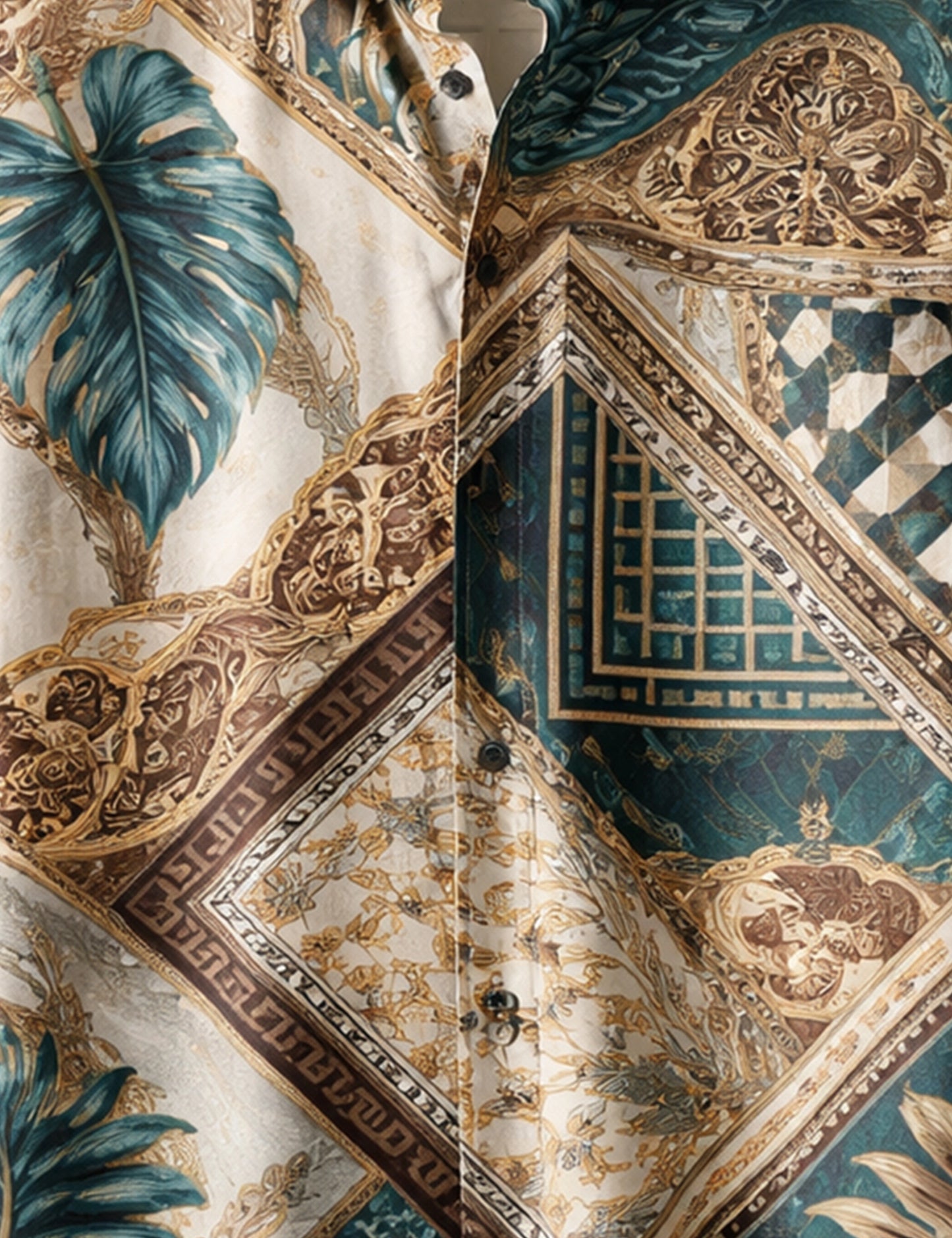 Graphic Mandala Street Style Men’s Premium Full-Sleeve Shirt - XPST