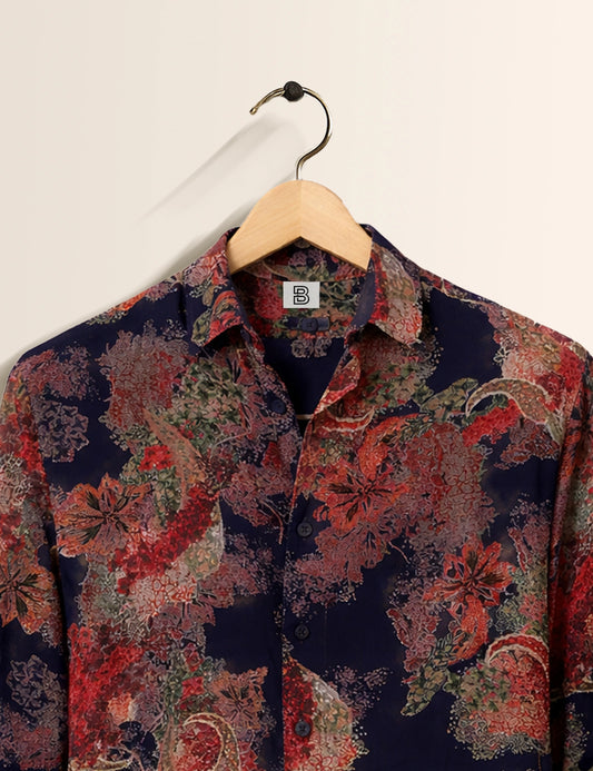 Royal Garden Street Style Men’s Premium Full-Sleeve Shirt - XPST