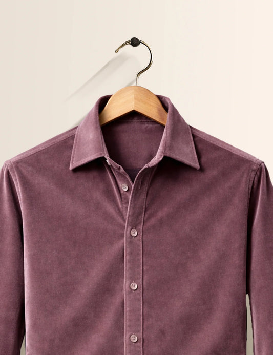 Light Purple Color Premium Signature Shirt – Elegant Texture & Luxurious Finish - XPST