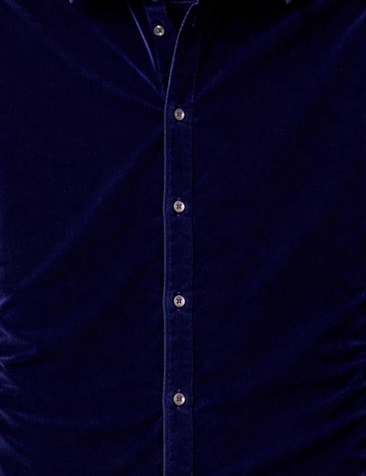 Navy Blue Premium Signature Shirt – Elegant Texture & Luxurious Finish - XPST