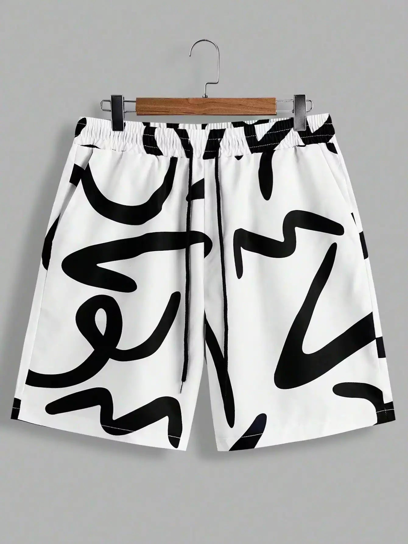 CORDS Black White STRIPES Design Mens Half Sleeves Premium Cords Cotton Material - XPCRDH