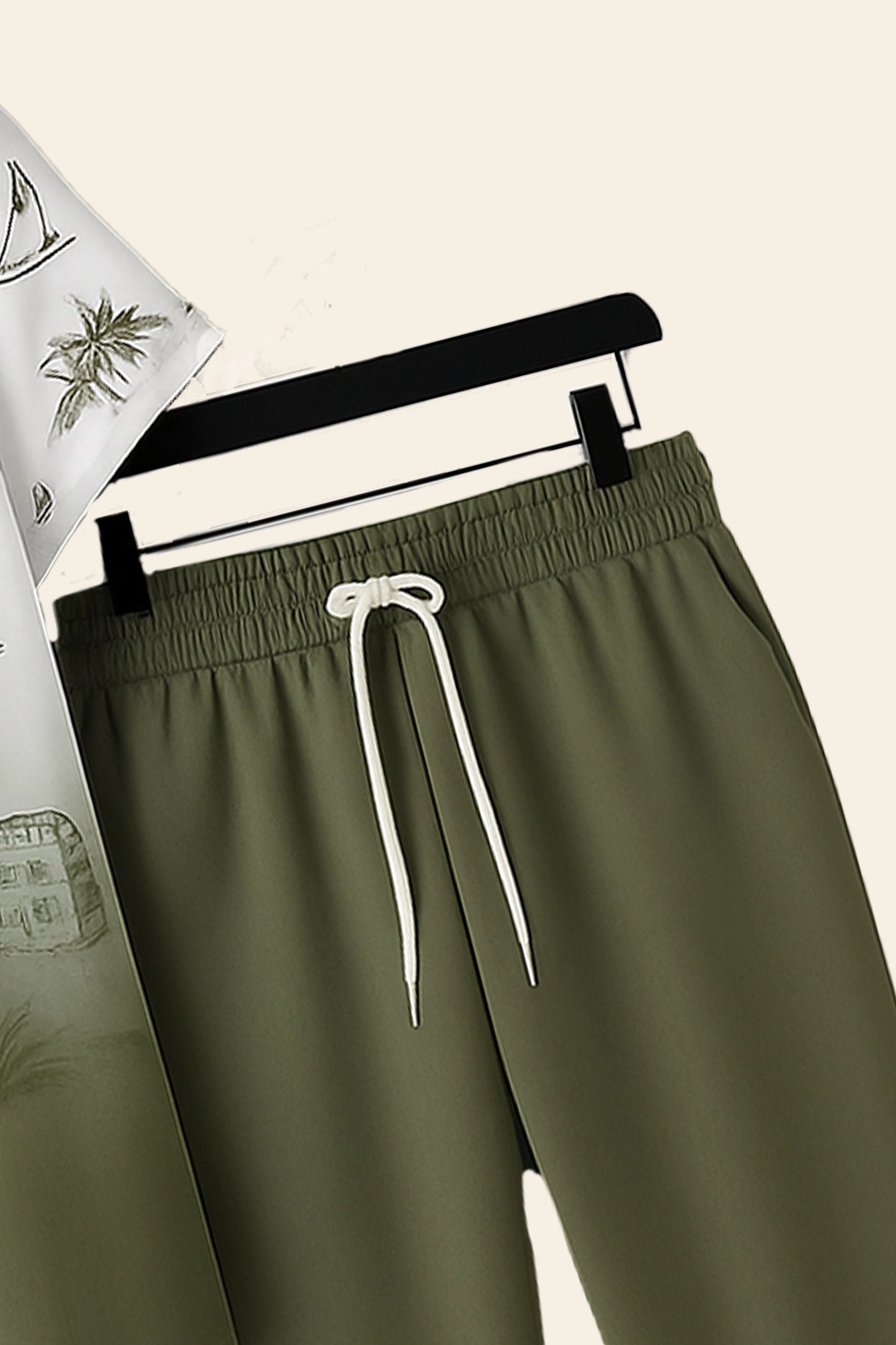 Green Shady Men's Casual Half Sleeve Shirt and Full Pant Set - XPCRDF