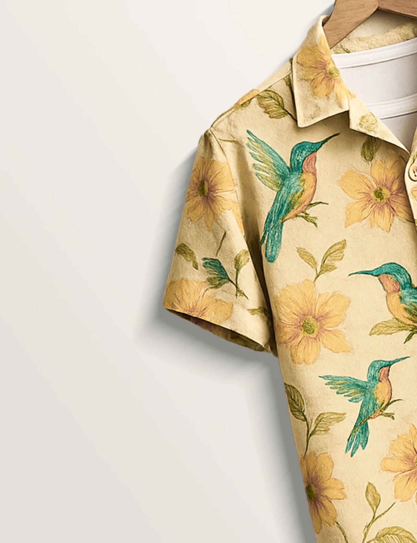 Blue Sparrow Printed Regular Fit Cotton Staple for Men - XPST