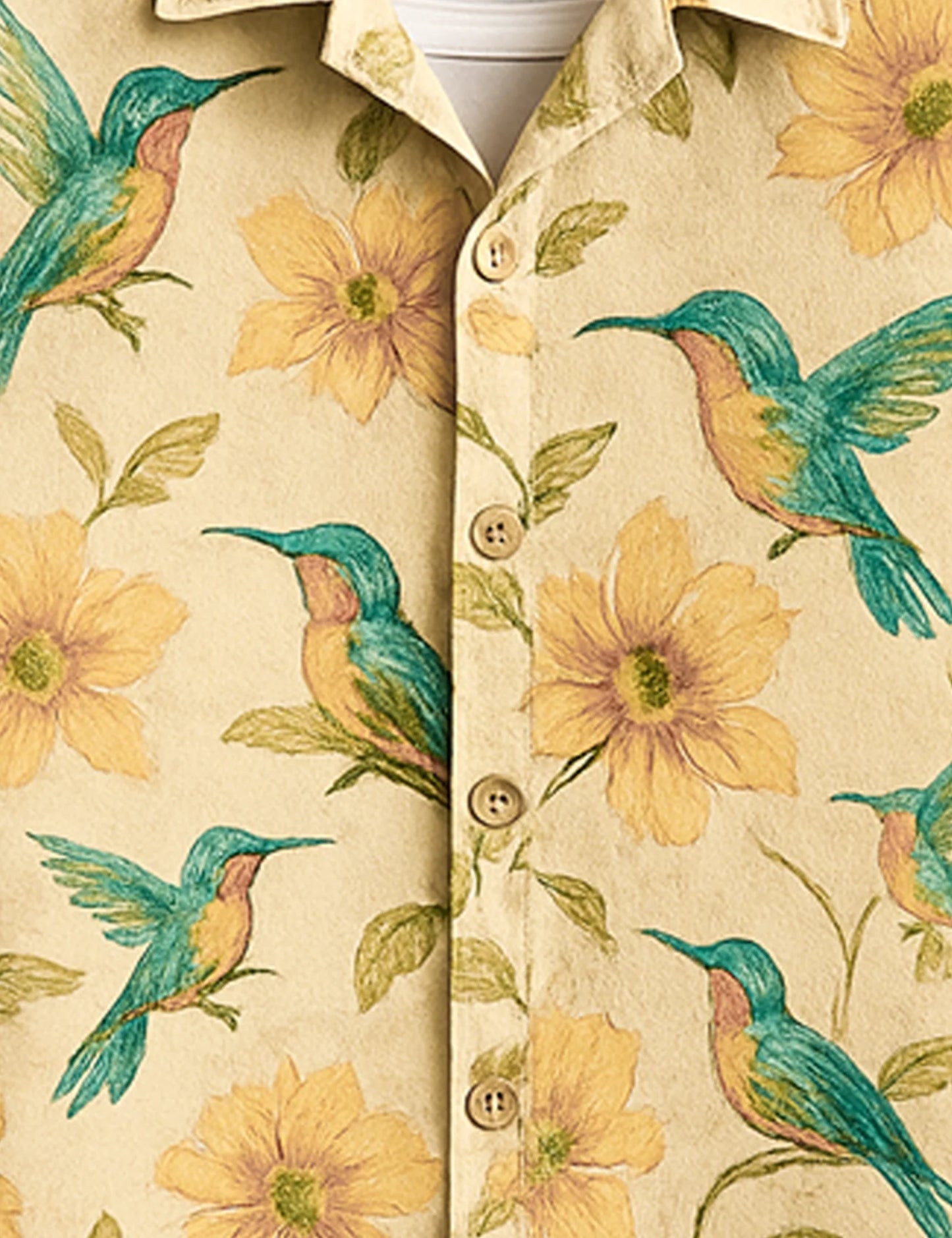 Blue Sparrow Printed Regular Fit Cotton Staple for Men - XPST