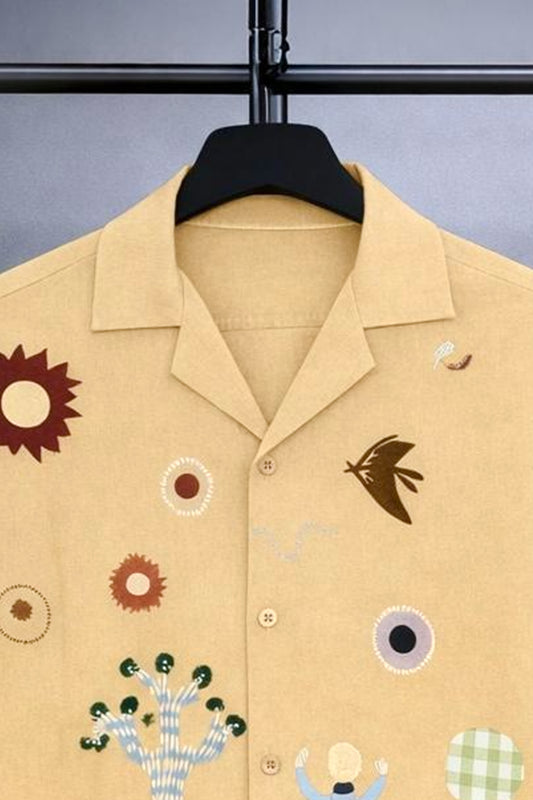 Classy Canvas Story Men's Casual Half Sleeve Shirt and Full Pant Set - XPCRDF