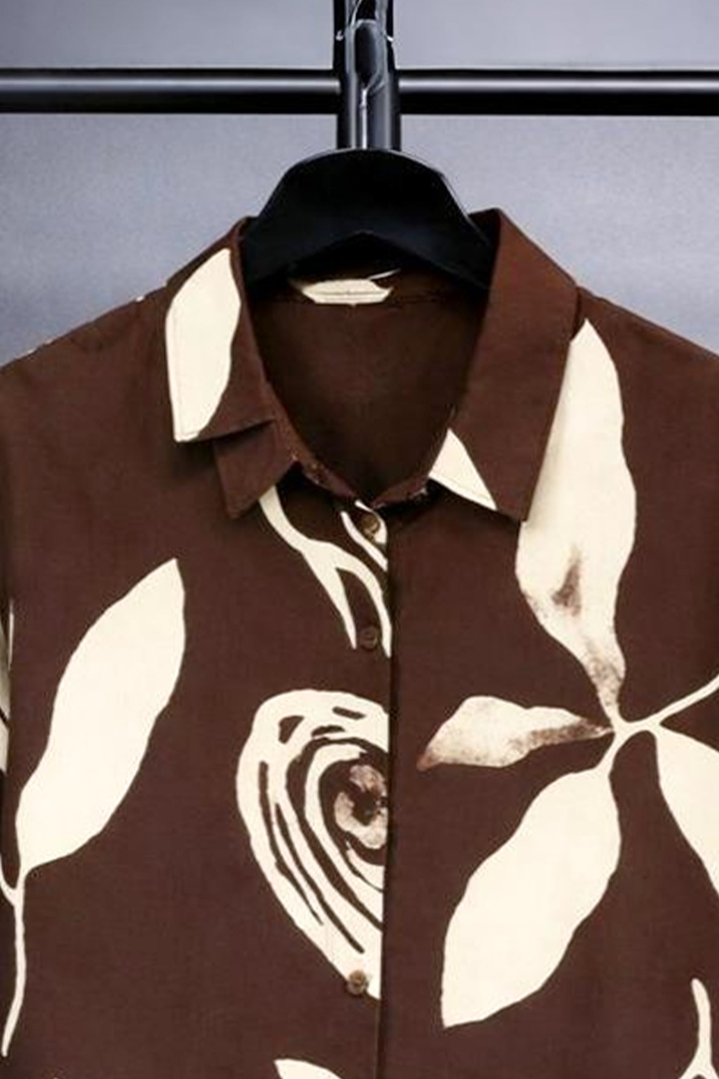 Classy Mocha Petal Men's Casual Half Sleeve Shirt and Full Pant Set - XPCRDF