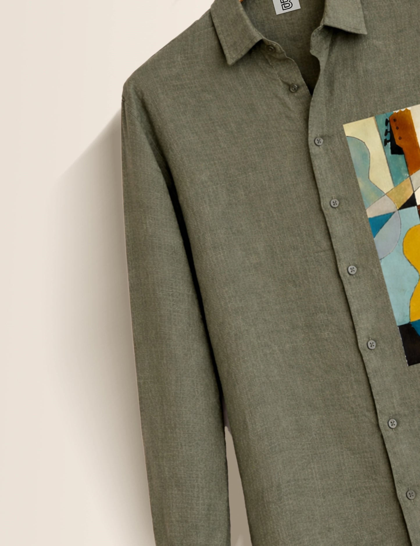 Green Guitar Street Style Men’s Premium Full-Sleeve Shirt - XPST