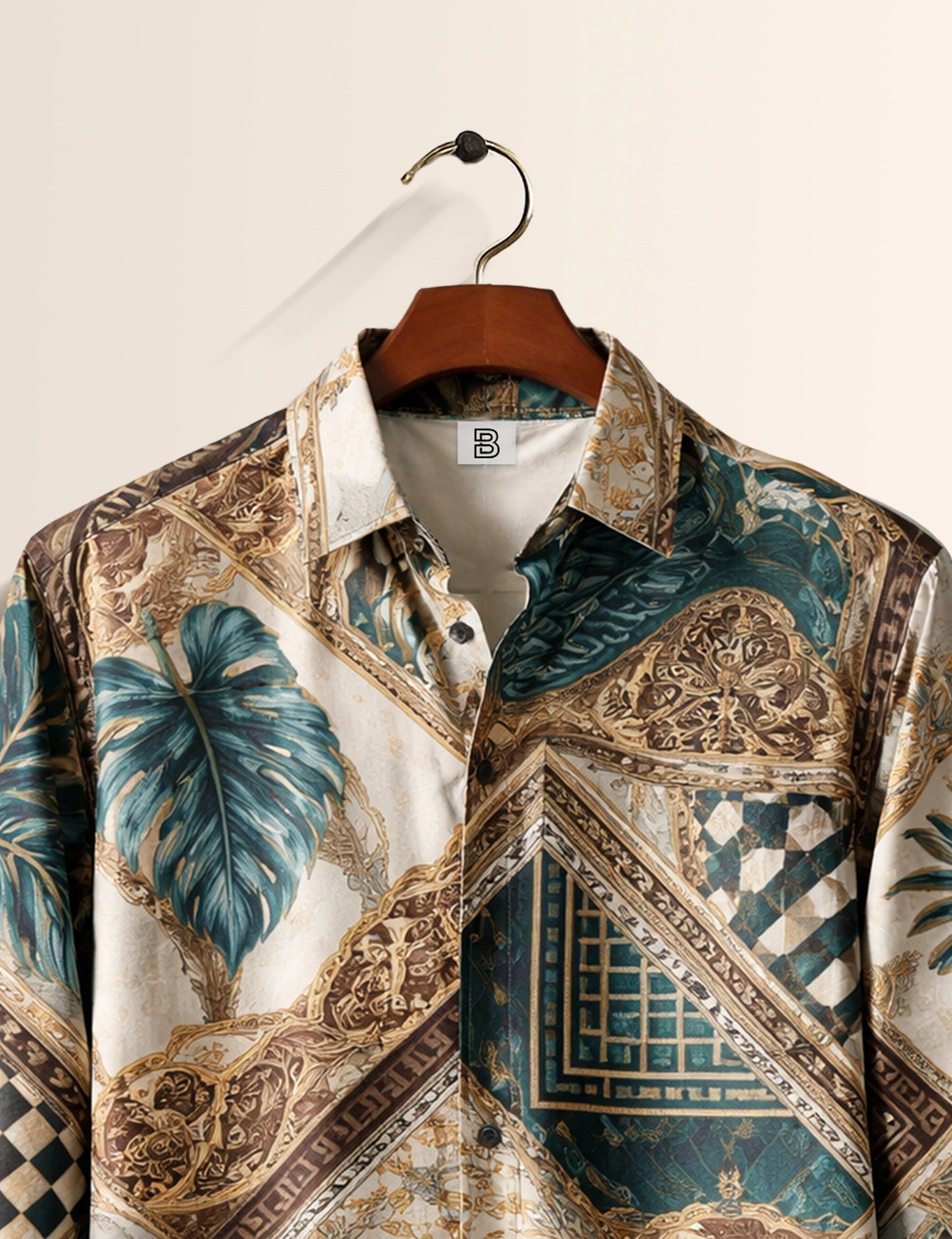 Graphic Mandala Street Style Men’s Premium Full-Sleeve Shirt - XPST