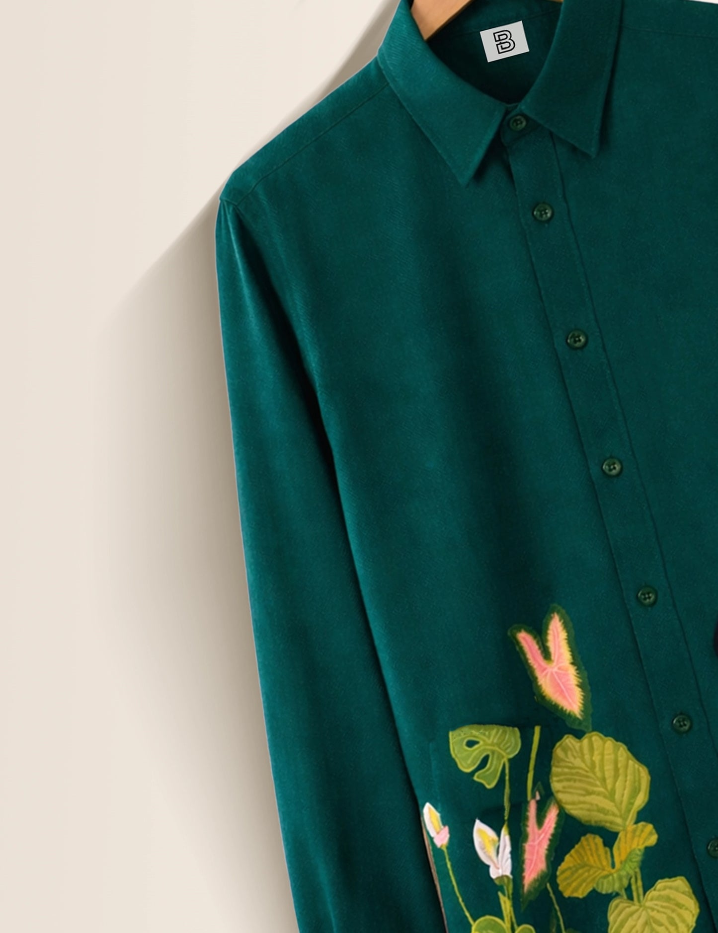 Green Flamingo Street Style Men’s Premium Full-Sleeve Shirt - XPST