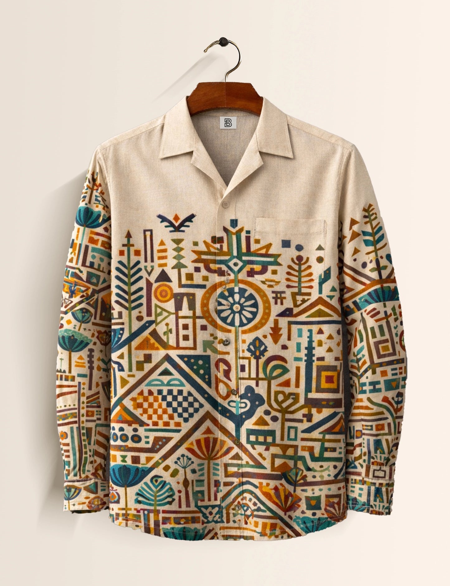 Tribal Send Street Style Men’s Premium Full-Sleeve Shirt - XPST