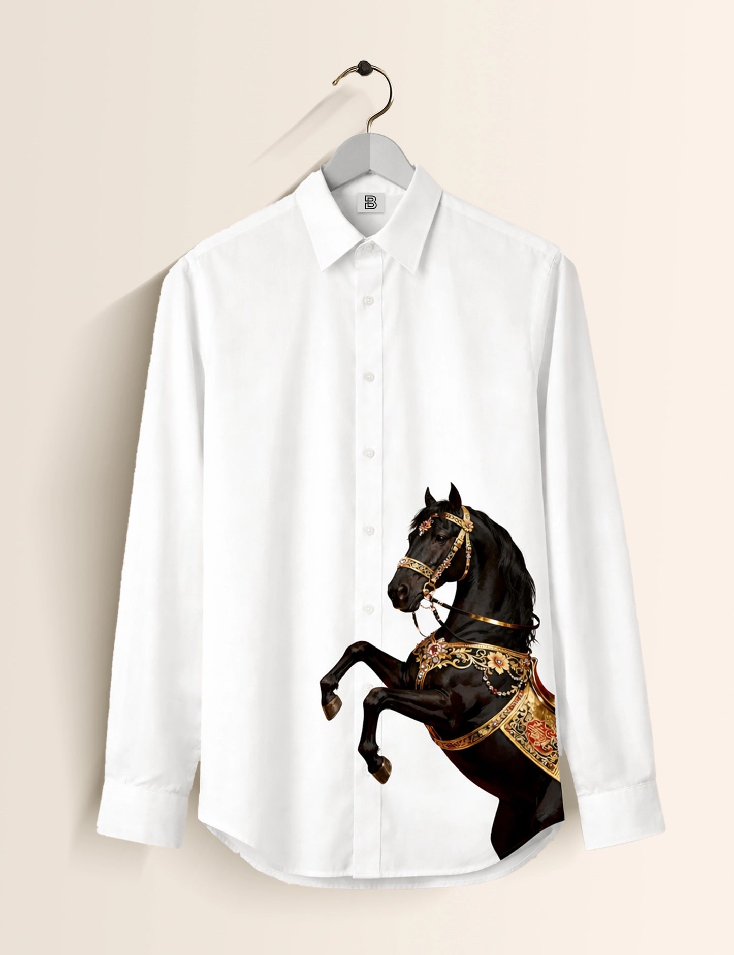 White Horse Street Style Men’s Premium Full-Sleeve Shirt - XPST