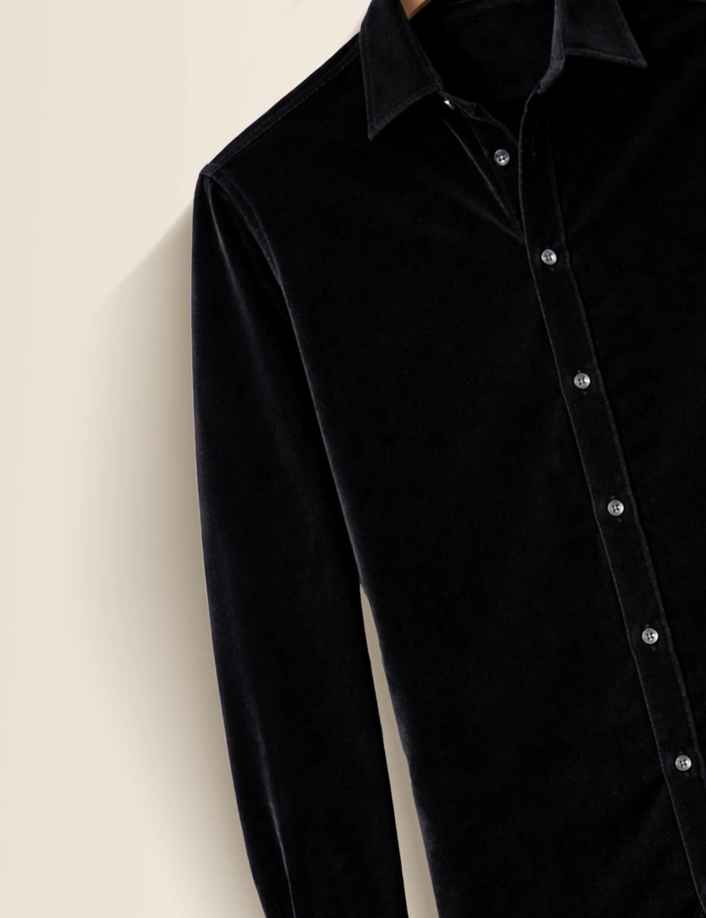 Black Color Premium Signature Shirt – Elegant Texture & Luxurious Finish - XPST