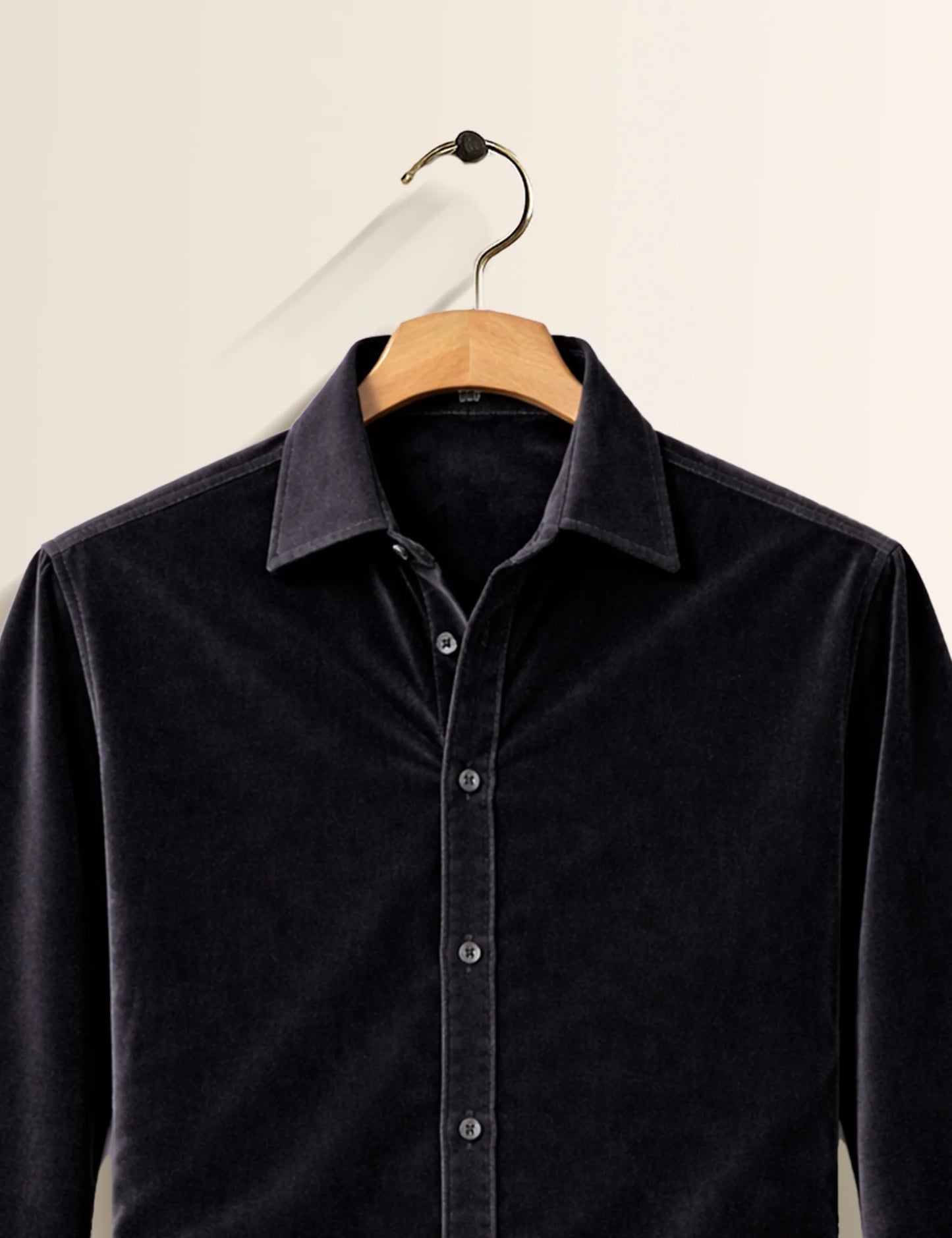 Black Color Premium Signature Shirt – Elegant Texture & Luxurious Finish - XPST