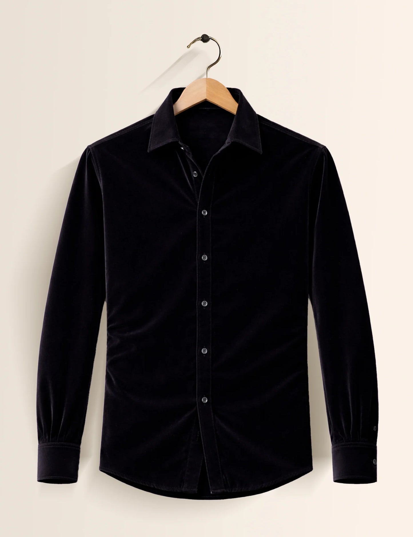 Black Color Premium Signature Shirt – Elegant Texture & Luxurious Finish - XPST