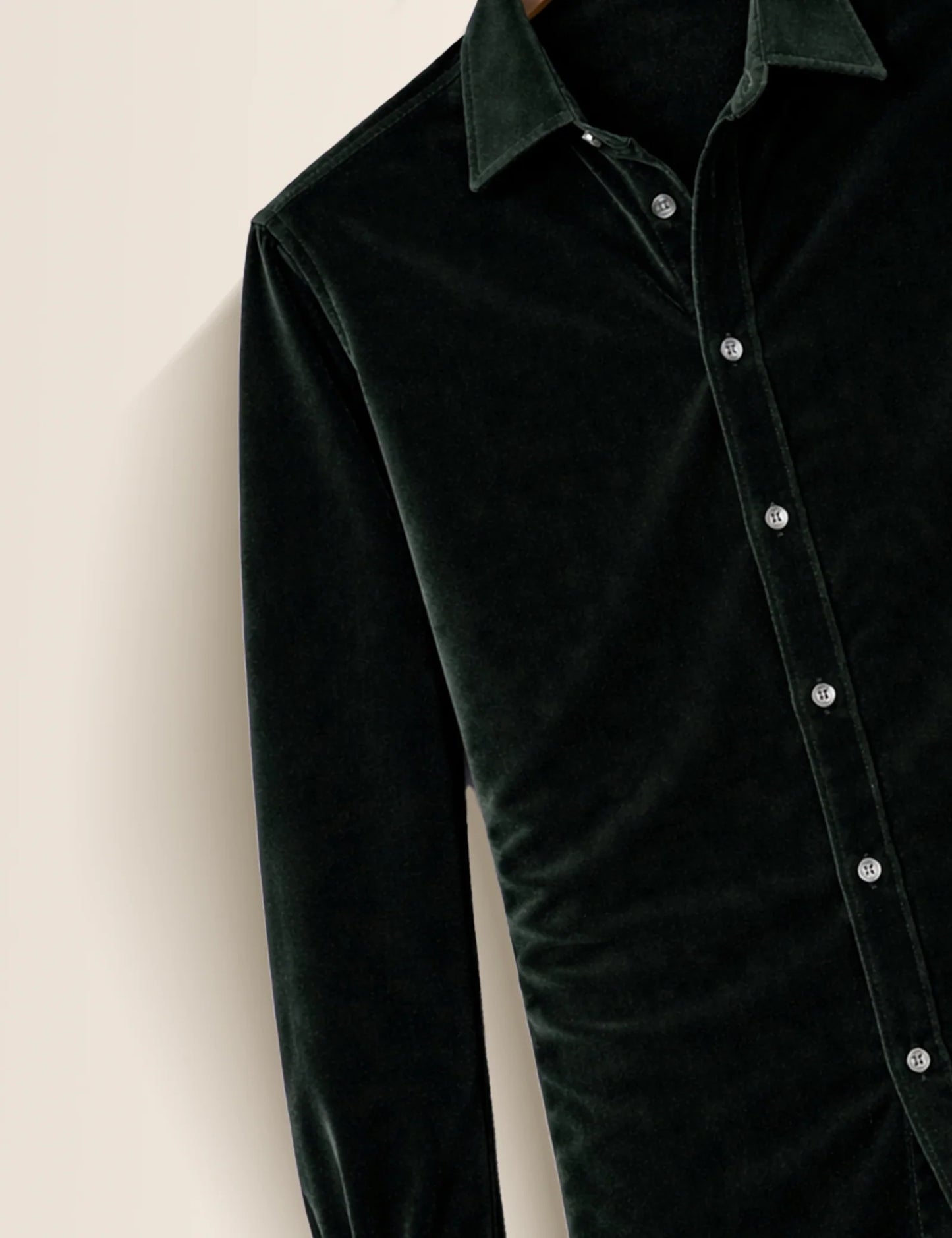 Bottle Green Color Premium Signature Shirt – Elegant Texture & Luxurious Finish - XPST