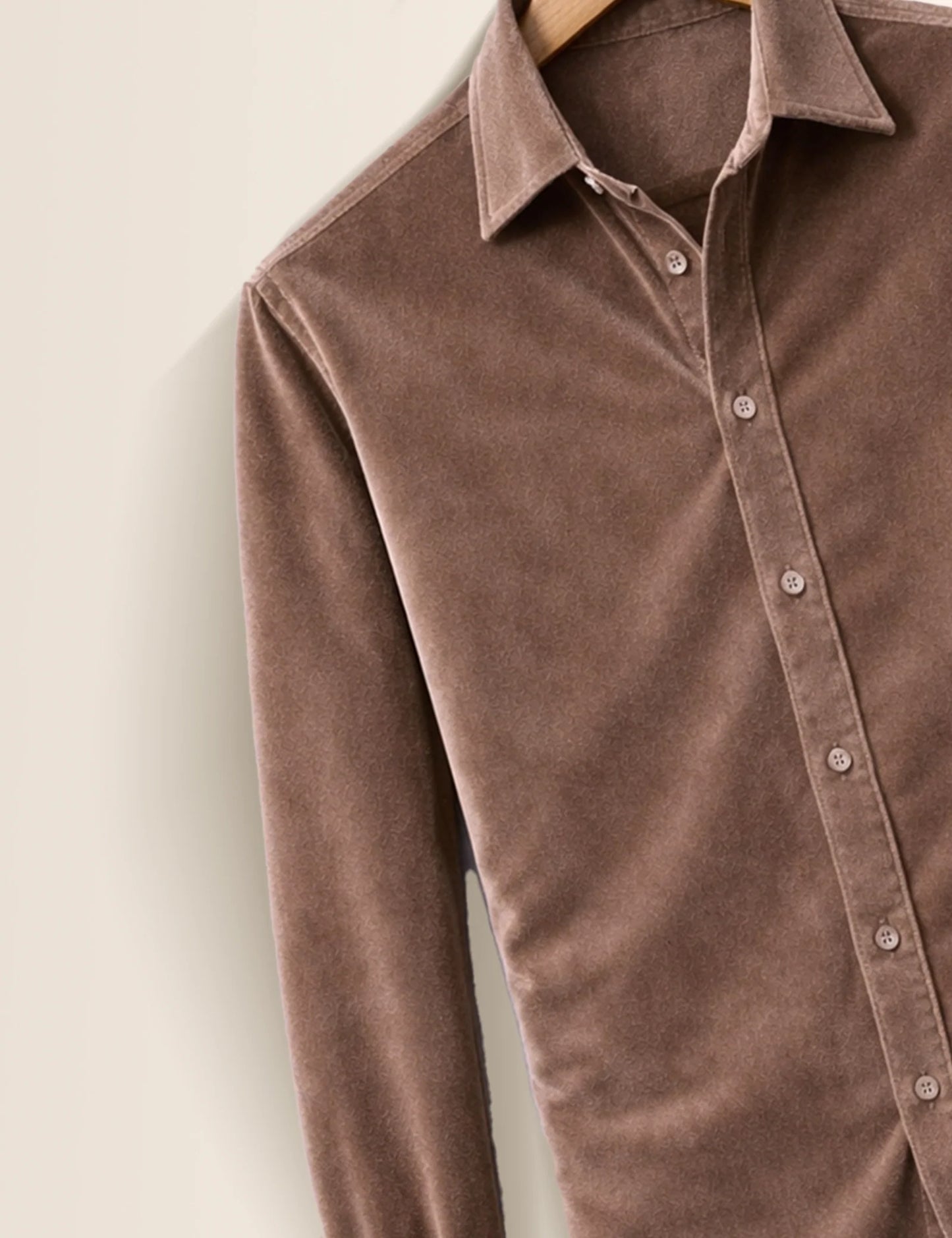 Brown Color Premium Signature Shirt – Elegant Texture & Luxurious Finish - XPST