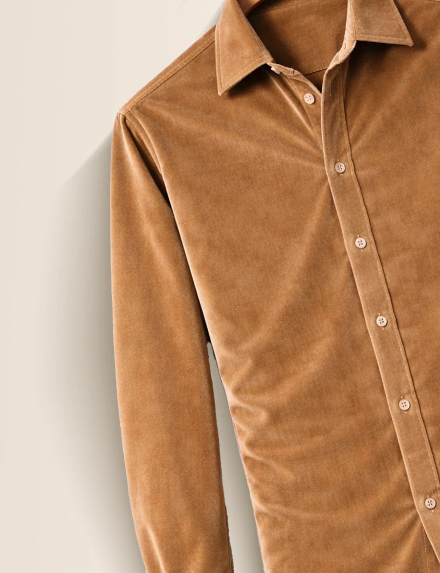 Golden Color Premium Signature Shirt – Elegant Texture & Luxurious Finish - XPST
