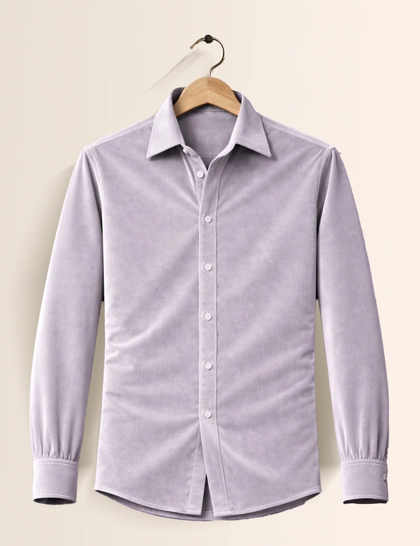 Silver Color Premium Signature Shirt – Elegant Texture & Luxurious Finish - XPST