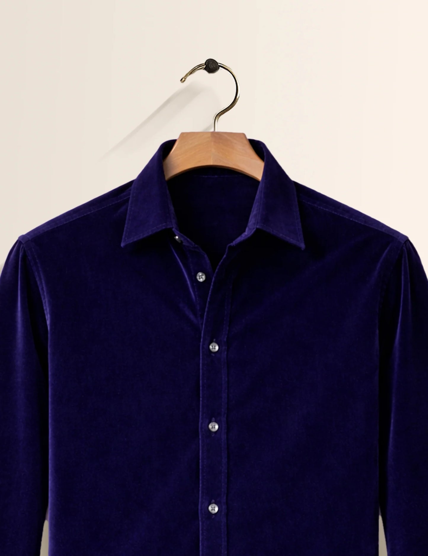 Navy Blue Premium Signature Shirt – Elegant Texture & Luxurious Finish - XPST