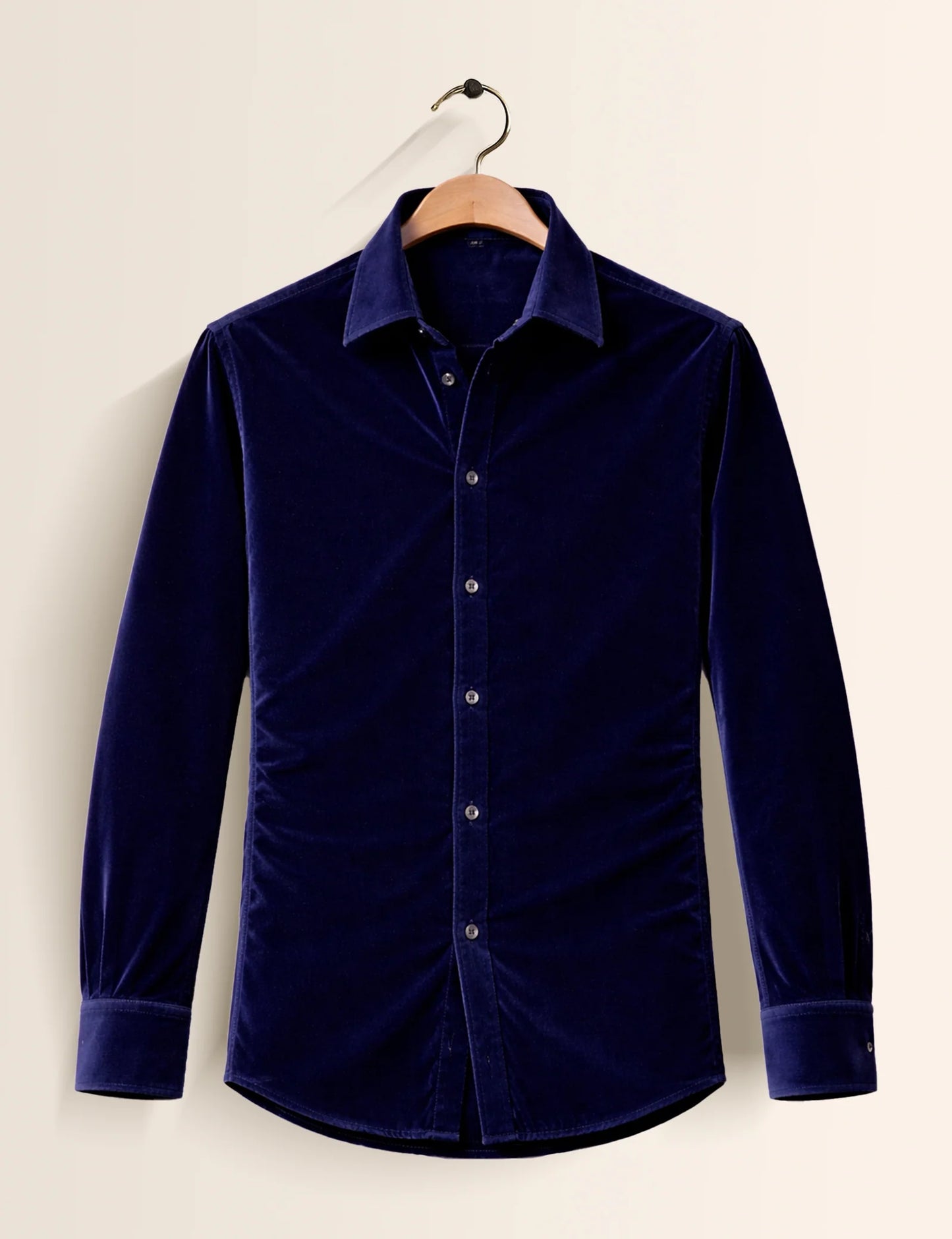 Navy Blue Premium Signature Shirt – Elegant Texture & Luxurious Finish - XPST