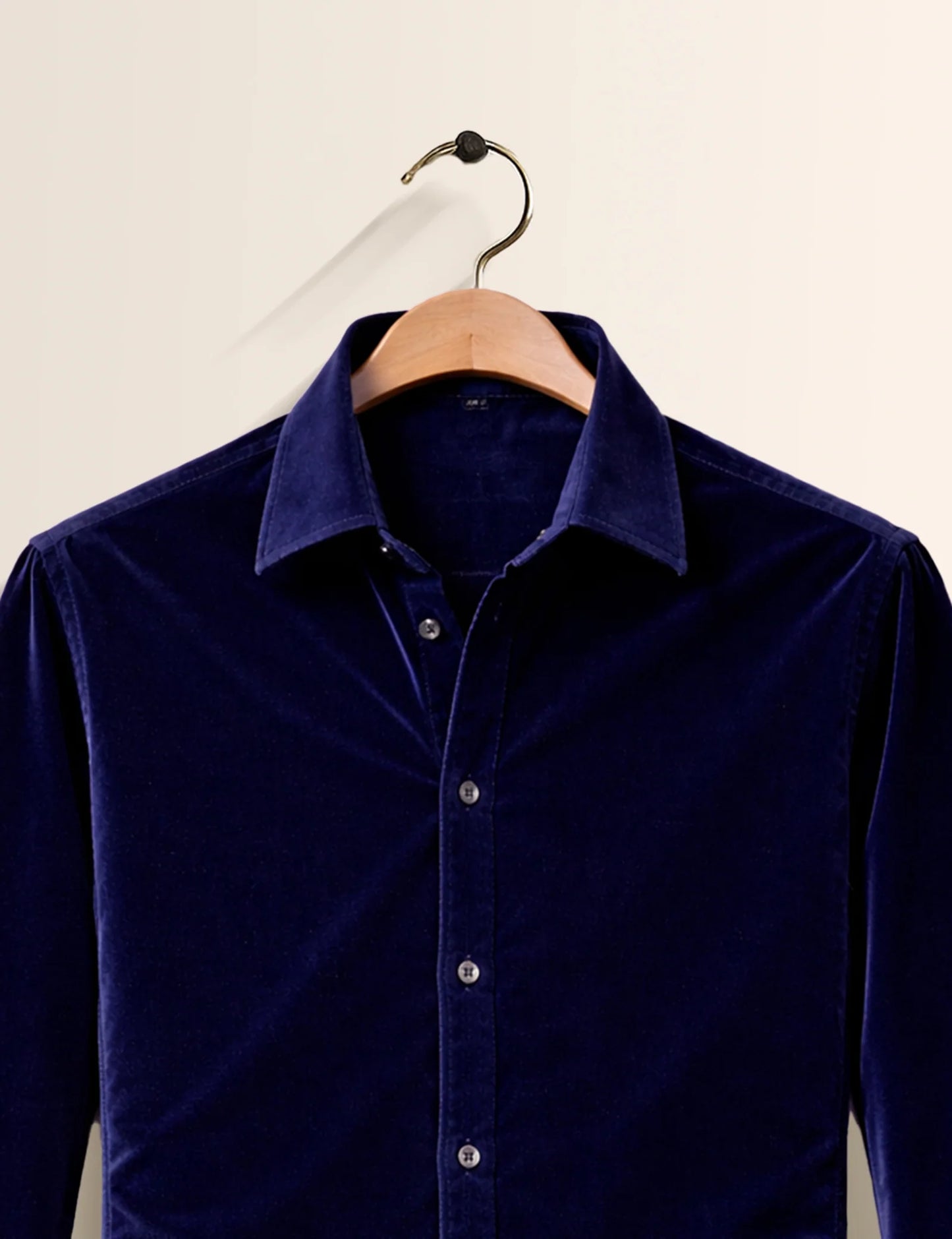 Navy Blue Premium Signature Shirt – Elegant Texture & Luxurious Finish - XPST