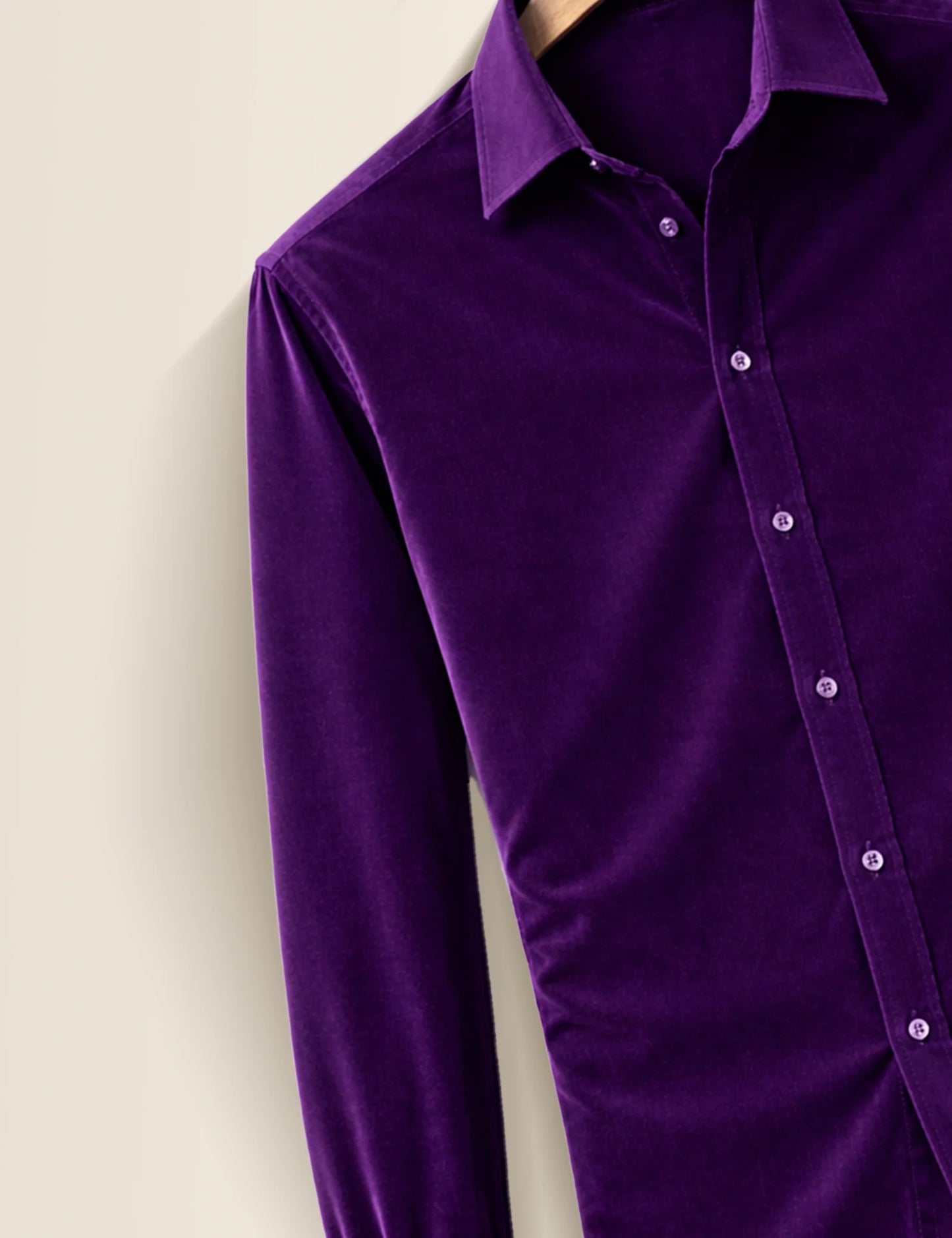 Purple Premium Signature Shirt – Elegant Texture & Luxurious Finish - XPST