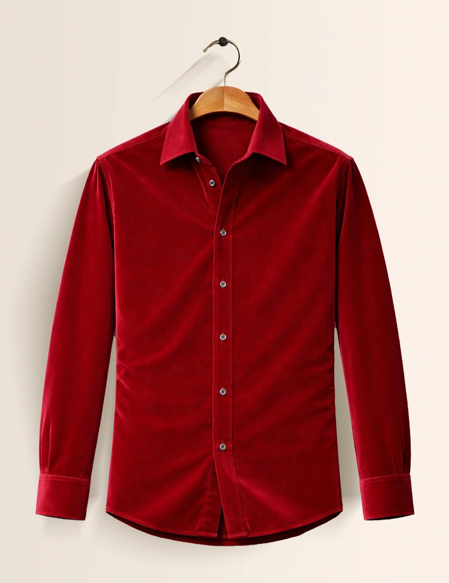 Red Premium Signature Shirt – Elegant Texture & Luxurious Finish - XPST