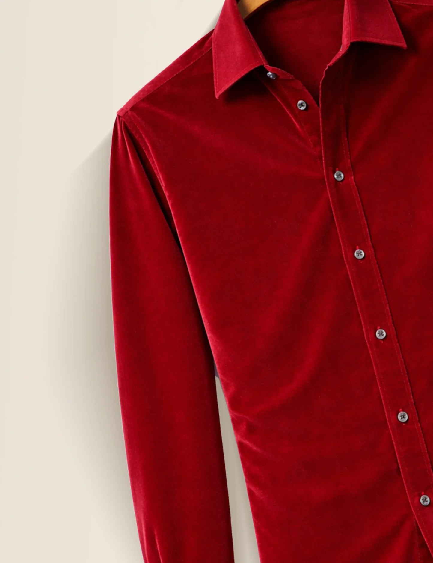 Red Premium Signature Shirt – Elegant Texture & Luxurious Finish - XPST