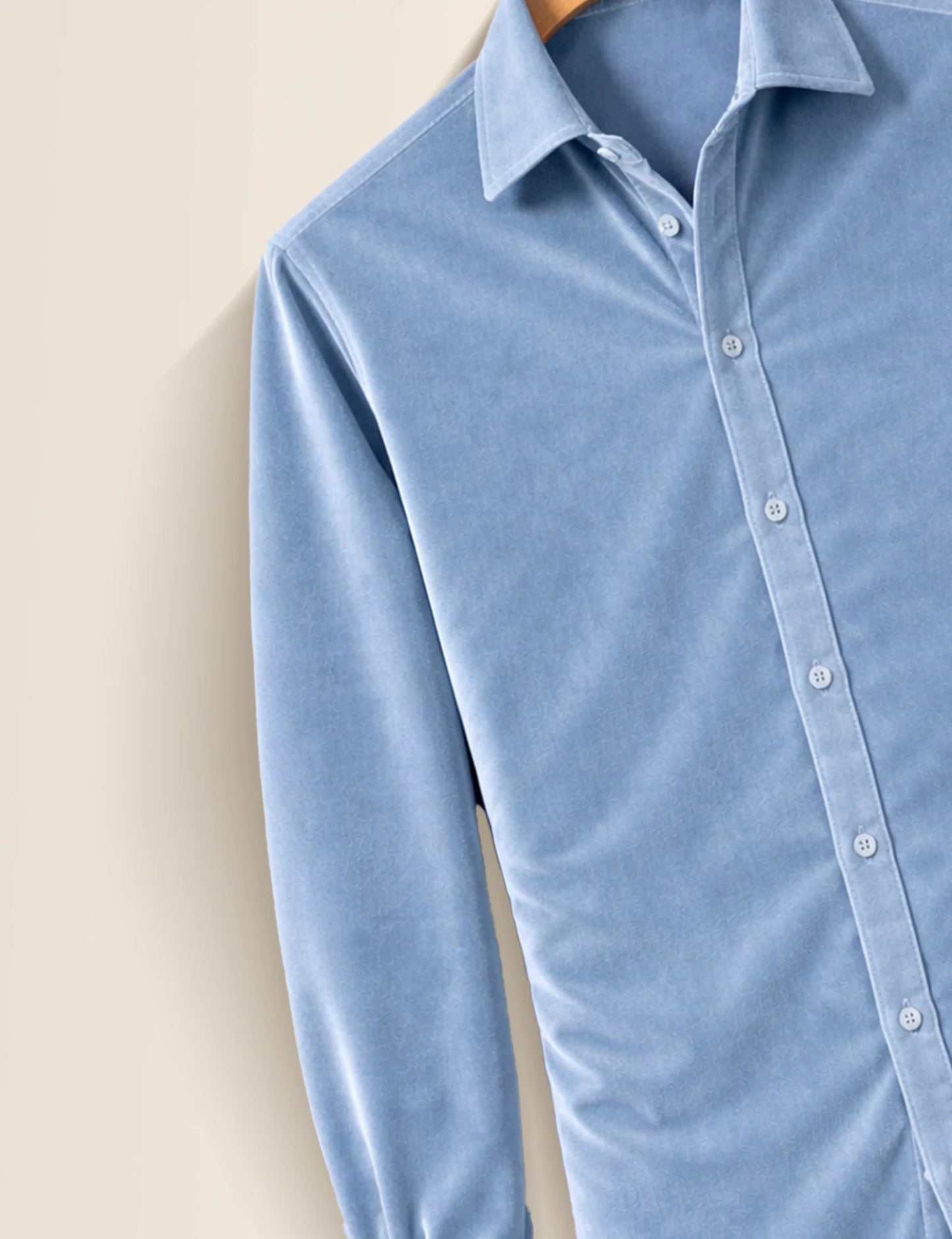 Sky Blue Premium Signature Shirt – Elegant Texture & Luxurious Finish - XPST