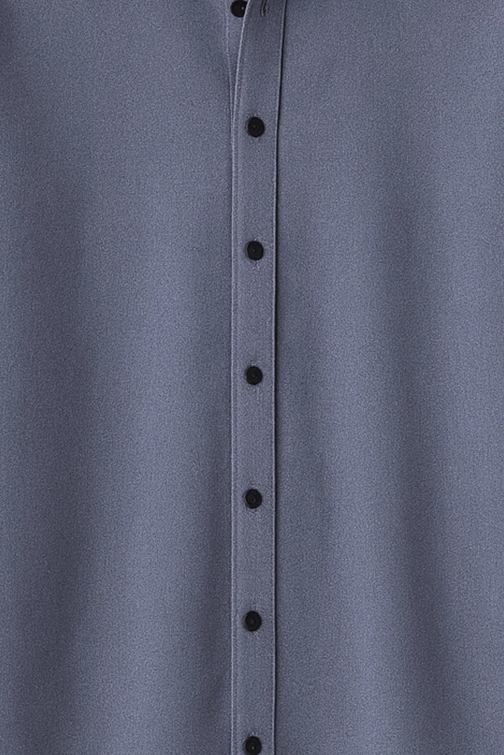 Men Spring And Summer Solid Color Loose Casual Long-Sleeved Shirt Blue Color - XPST