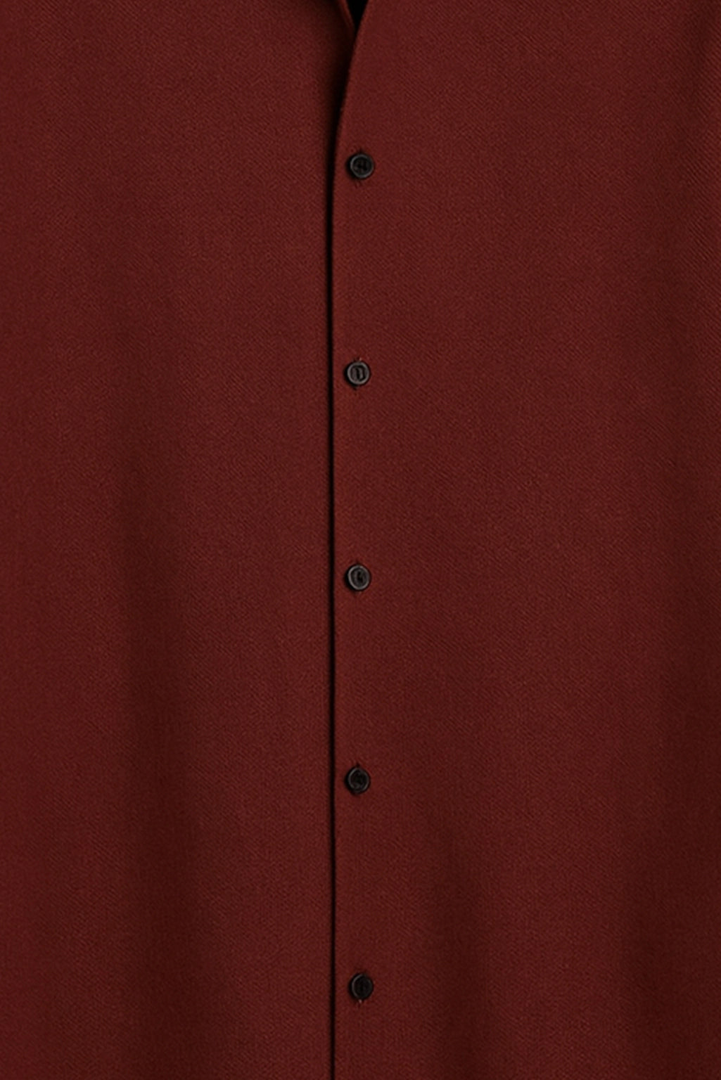Men Spring And Summer Solid Color Loose Casual Long-Sleeved Shirt Burgundy Color - XPST