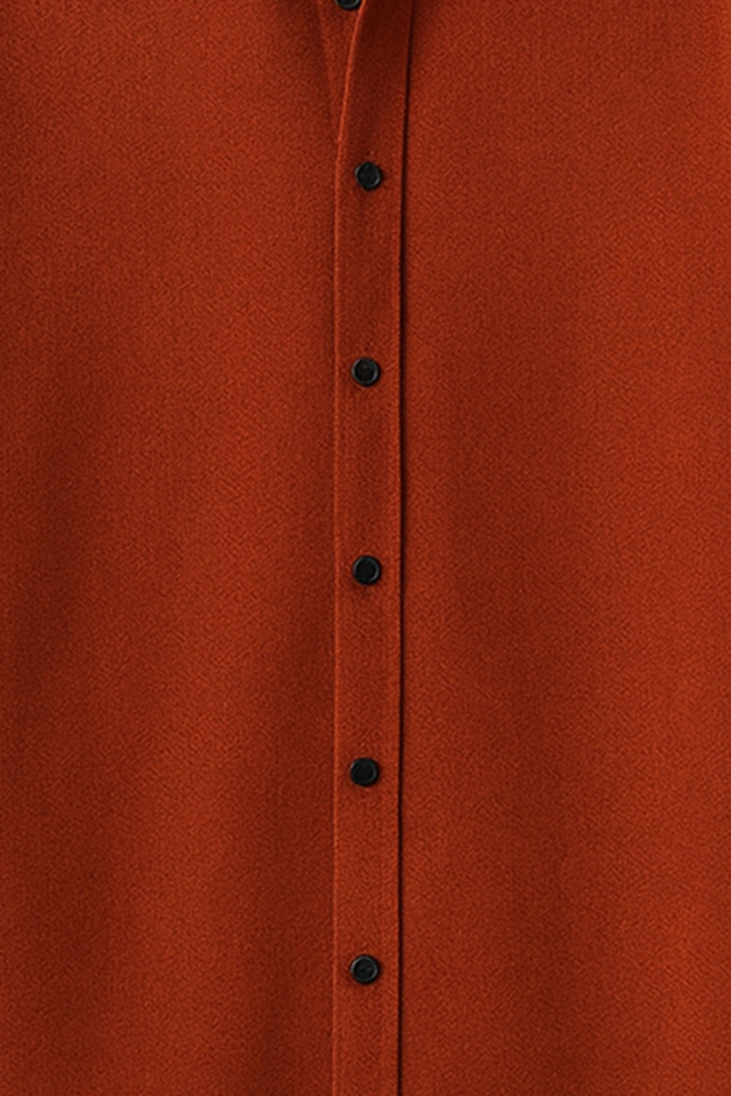 Men Spring And Summer Solid Color Loose Casual Long-Sleeved Shirt Orange Color - XPST