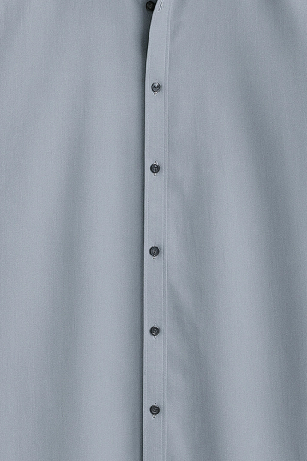 Men Spring And Summer Solid Color Loose Casual Long-Sleeved Shirt Sky Blue Color - XPST