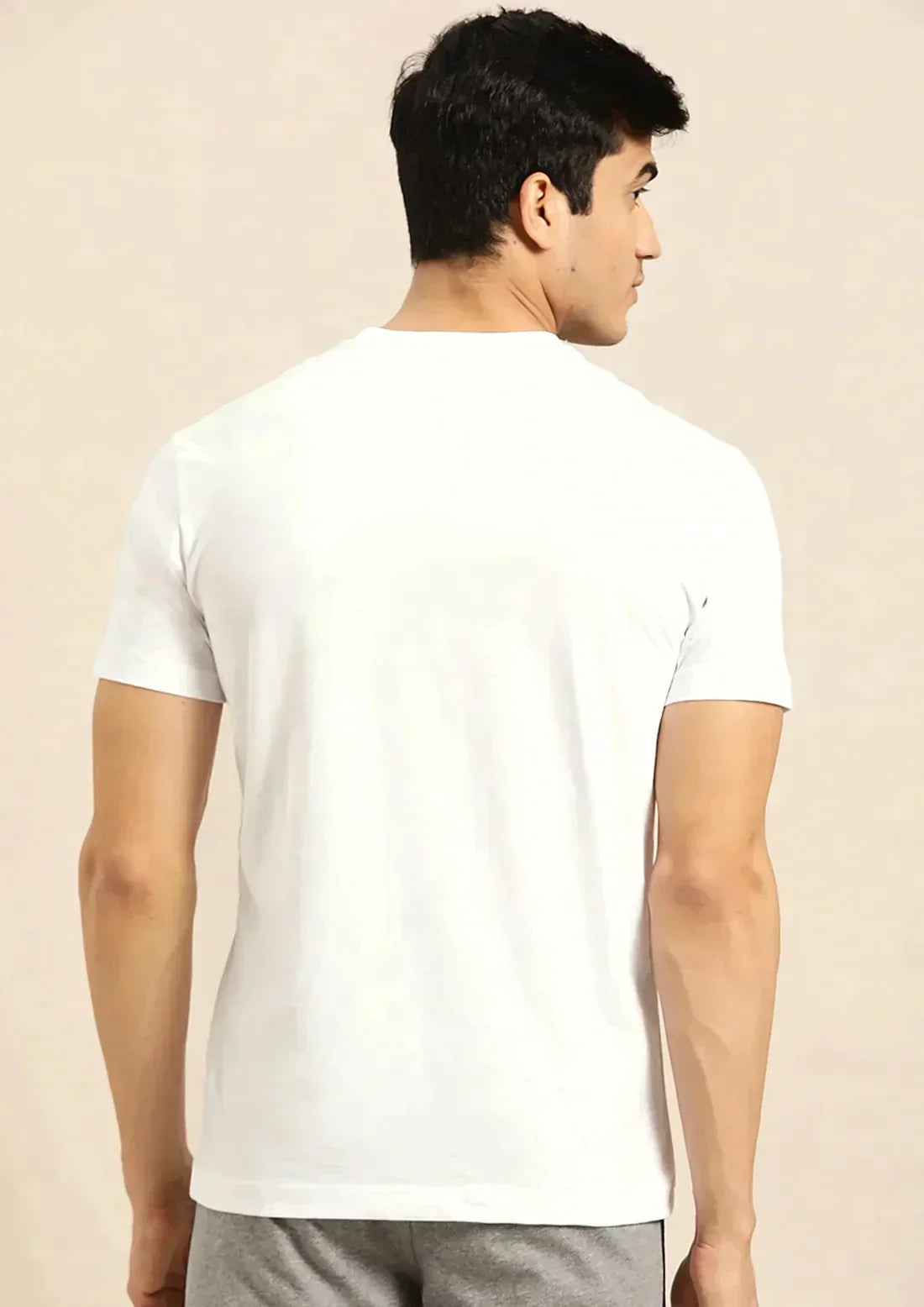 WHITE RED  Design Mens Half Sleeves Cotton Shirts - XPST